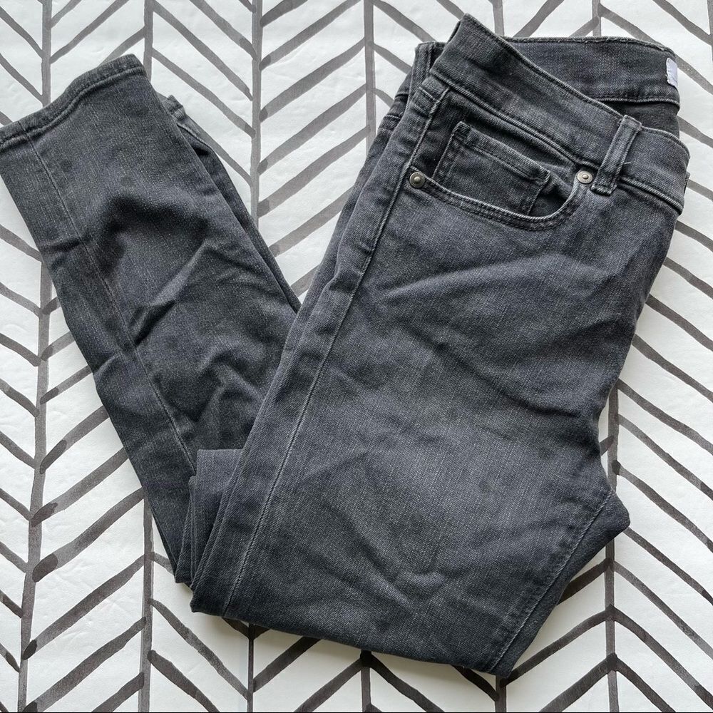 Loft Black Polka Dot Modern Skinny Jeans